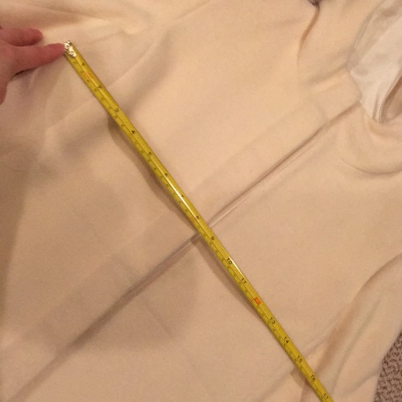 Ivory/cream wool hooded coat - Picture 6 of 8